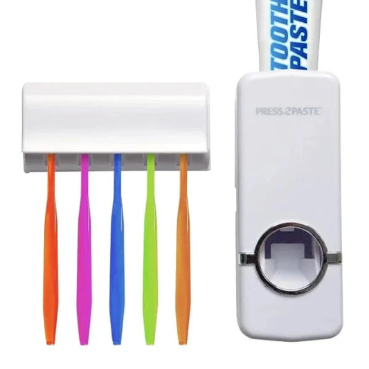 Tooth Paste Dispenser With 5 Brush Holder CKD 