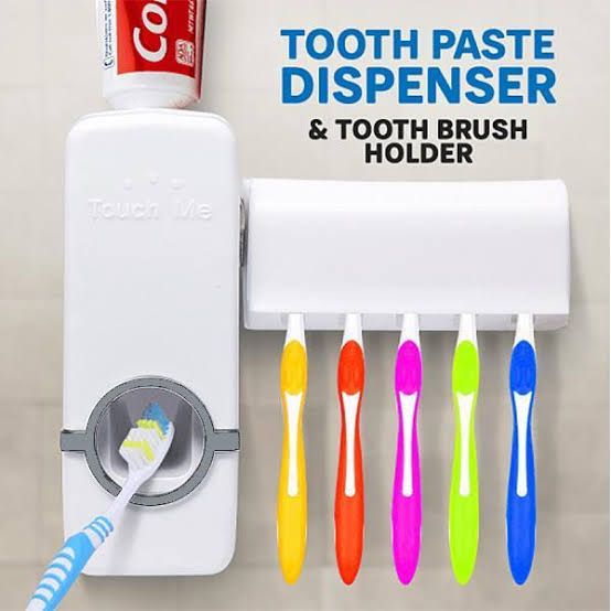 Tooth Paste Dispenser With 5 Brush Holder CKD 