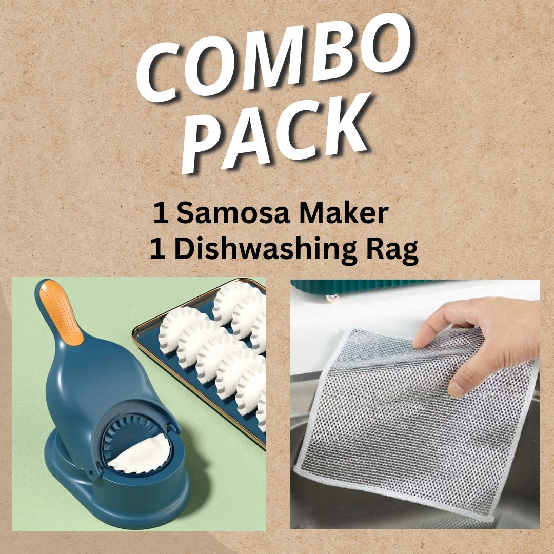 2 In 1 Dumpling Maker + Dishwashing Rug