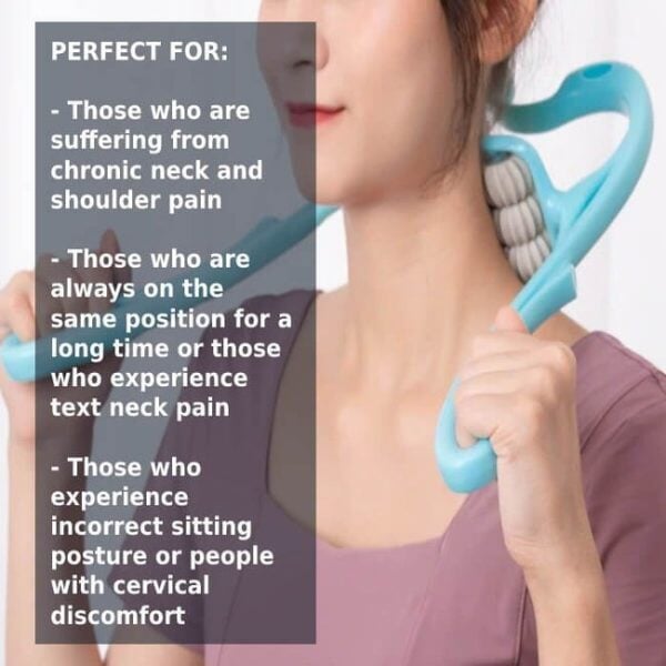 6 Wheel Pressure Point Neck Massager CKD 