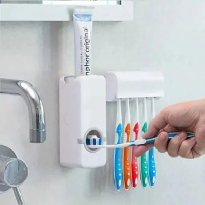 Tooth Paste Dispenser With 5 Brush Holder CKD 